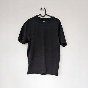 Uniqlo U Black Crew Neck Short-Sleeve T-Shirt (Size: S)